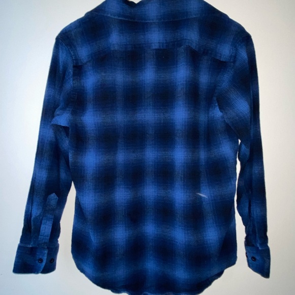 Pendleton Medium Flannel Blue Navy Mens Medium - Picture 3 of 12